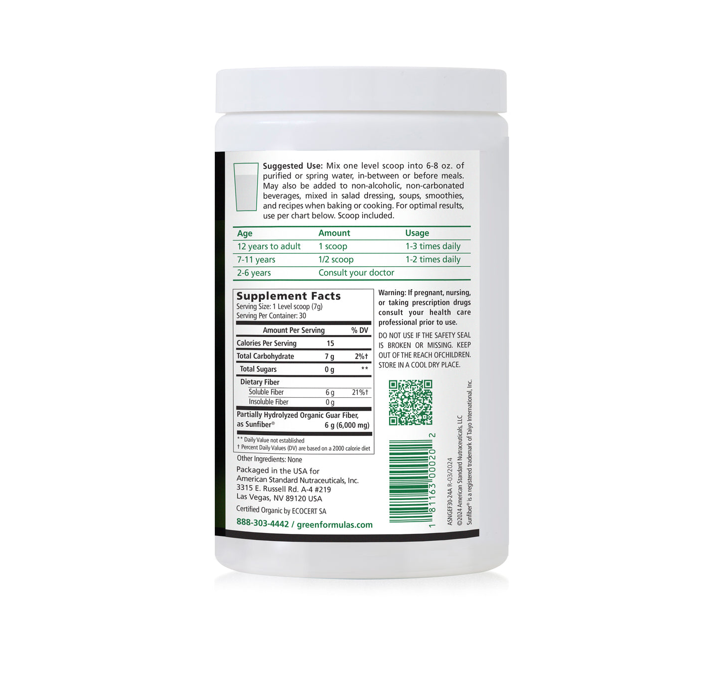 Green Earth Fiber Organic - Buy 3 Get 1 Free