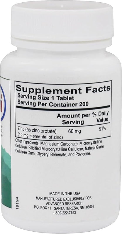 Zinc Orotate 60mg