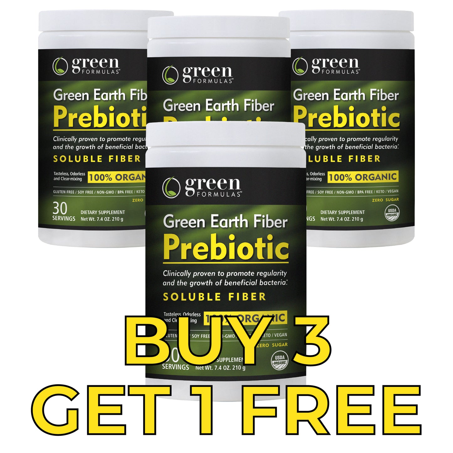 Green Earth Fiber Organic  Buy 3 Get 1 Free