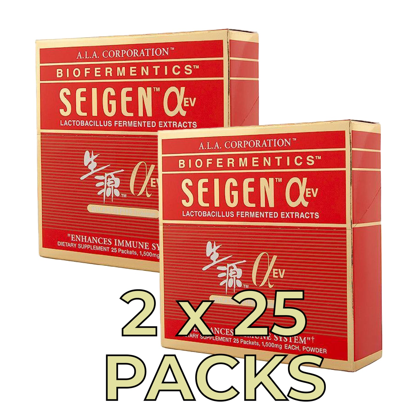 Seigen Aev (Alpha) - 25 Sachets/Box - Pack