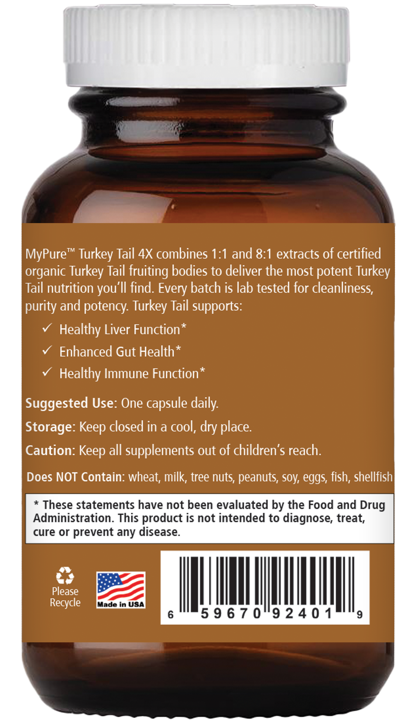 MyPure Turkey Tail 4X