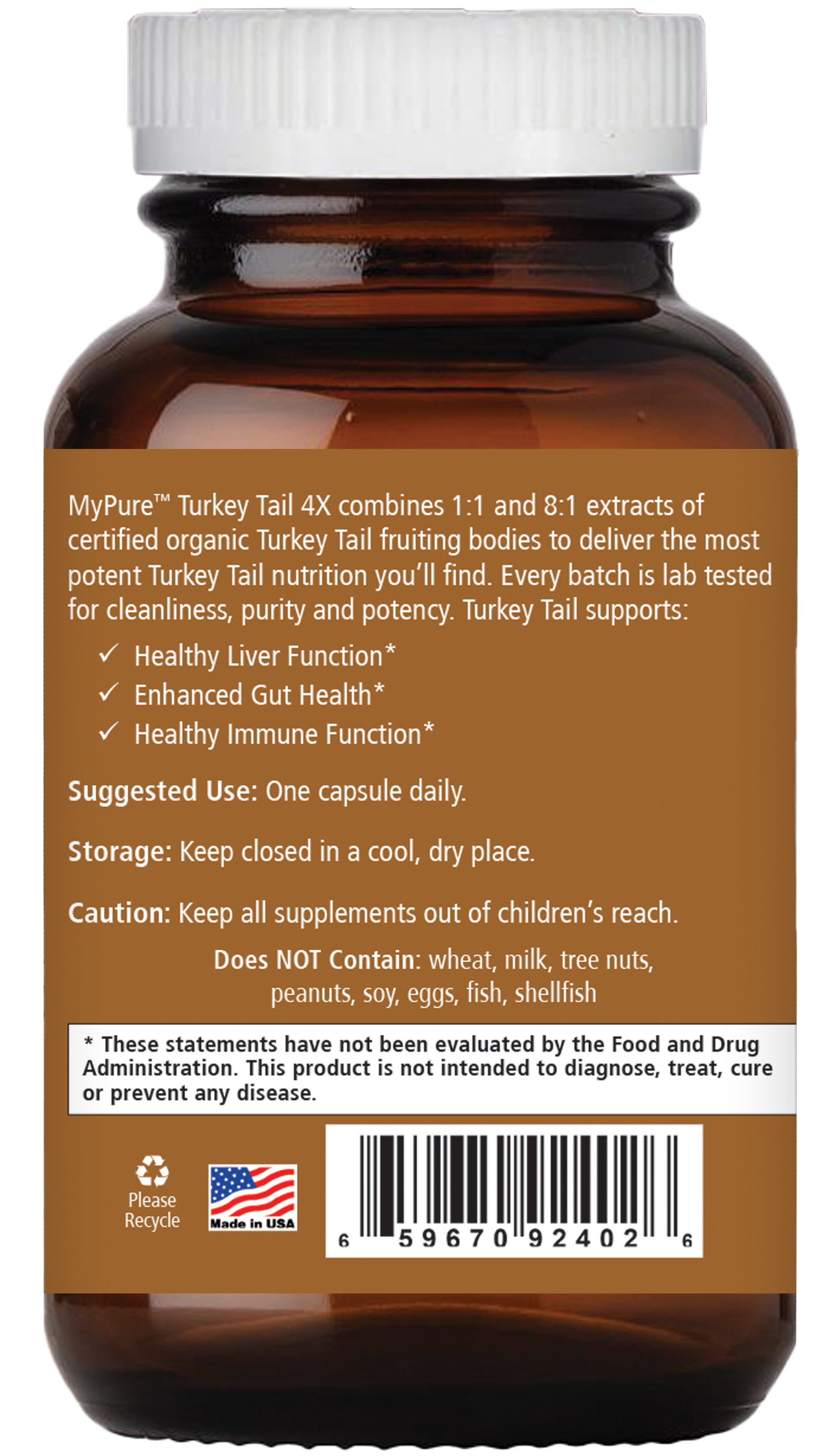MyPure Turkey Tail 4X