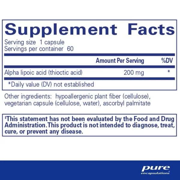 Alpha Lipoic Acid 600 mg
