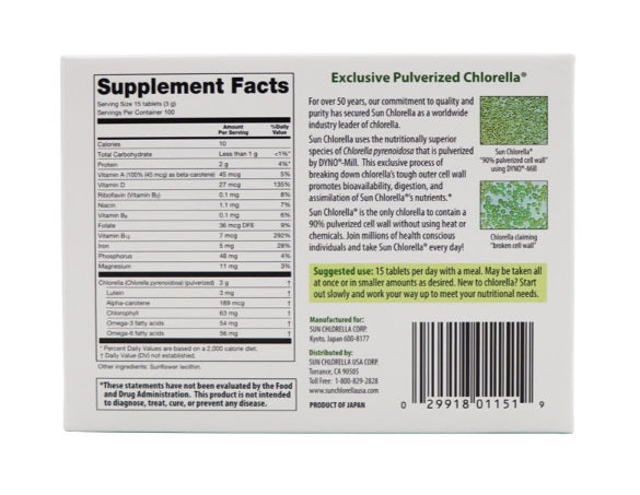 Sun Chlorella 200mg